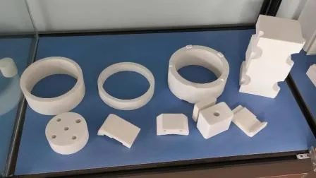 Bandeja cerâmica circunferência engrenagem moinho de bolas frasco de creme frasco de azulejos de alumina